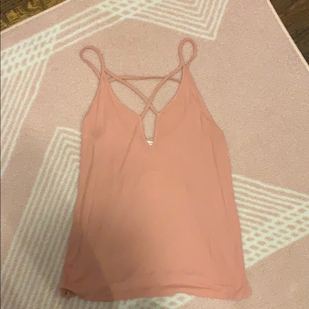 Express pink tank